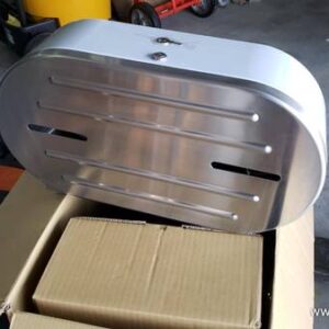 Commercial Stainless Steel Twin 9" Toilet Paper Tissue Dispenser
