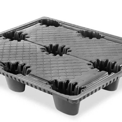 Heavy Duty Plastic Pallet - 48" x 40" 3000 fork cap 6500# floor