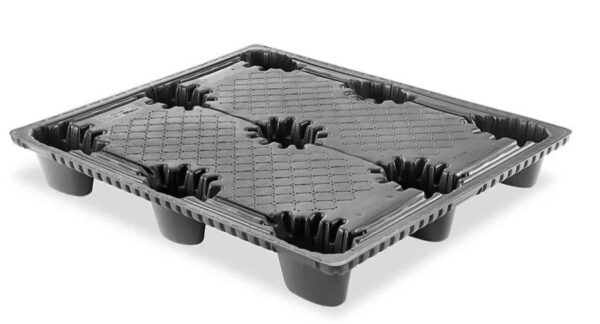 Heavy Duty Plastic Pallet – 48″ x 40″ 3000 fork cap 6500# floor