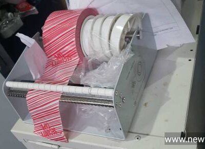 LOT OF 3 - MDL85 ? LABEL DISPENSER MACHINE