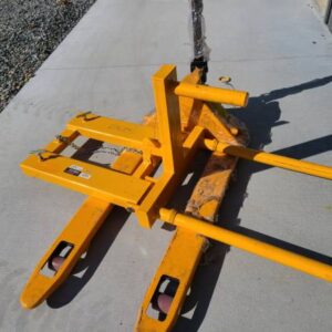 Forklift Mount Horizontal Drum Positioner, Racker & Lifter 800 Lb. Cap