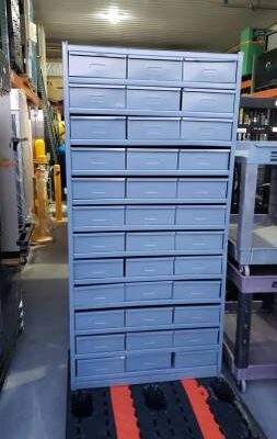Steel Drawer Cabinet w 36 Drawers 36"W x 18"D x 78" T