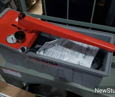RIDGID? Model No. 1450 Pressure Test Pump, 725 Psi, 1/2" Npt