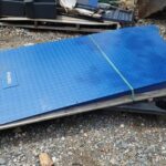 Steel Approach Ramp 79"L x 39.5"W x 3"H,