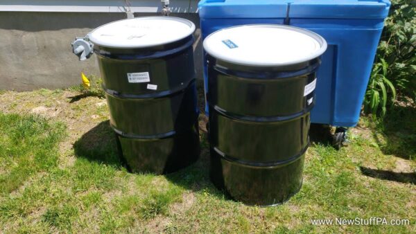 Carbon Steel Drum 55 Gallon Open Head NEW CLEAN