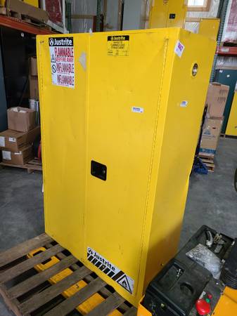 Flammable Storage Cabinet 2 Door 45 gal 2 shelves