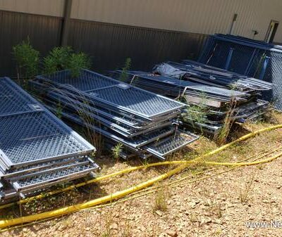 Lot of 130-140 Wire Mesh Security Cage 60x96 Sections