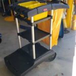 Rubbermaid? High Cap Hotel Janitorial Cleaning Cart