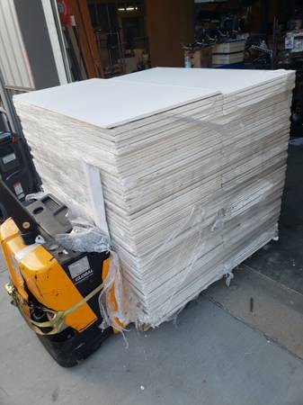 12x Drop Ceiling Panels – Gypsum – Food Processing – Kitchen 24×48