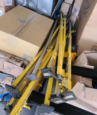 Folding Steel Cargo Securement Bar, 87 In.L, 87-115 In.