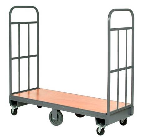 Steel Deck Narrow Aisle U-Boat Platform Truck 60″x16″, 1500 Lb. Cap