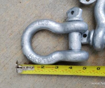 6x Campbell Screw Pin Anchor Shackle Forged Steel Galvanized