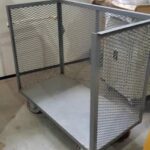 Little Giant? 3 Sided Mesh Bulk Truck w/3 Shelves, 3600 lb. Cap