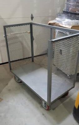 Little Giant? 3 Sided Mesh Bulk Truck w/3 Shelves, 3600 lb. Cap