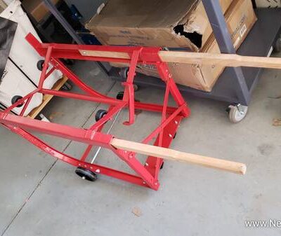 Heavy Duty Rotating Drum Cradle Dolly Cart
