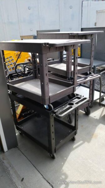 BARGAIN BIN Cart w/2 Shelves, 750 lb. Cap Various Condition