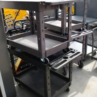BARGAIN BIN Cart w/2 Shelves, 750 lb. Cap Various Condition
