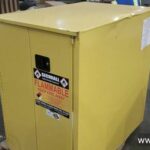 Securall Flammable Drum Cabinet w/ Self Close Doors, 60 Gal. Cap