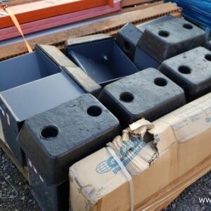 Bumper & Steel Base For Edge of Dock Levelers