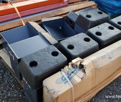 Bumper & Steel Base For Edge of Dock Levelers