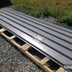 heavy gauge corrugated sheet steel for roof or concrete form