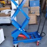 Mobile Double Scissor Lift Table, 39" x 20" Platform, 1100 Lb. Cap
