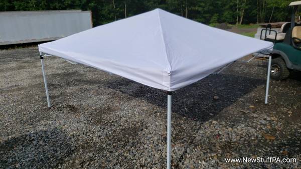 10’L x 10’W x 10’1″H White Pop Up Canopy