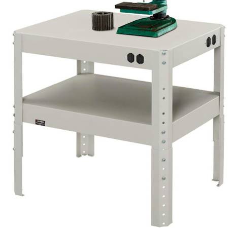 Machine Stand, Steel Square Edge, 36″W x 24″D x 30-36″H