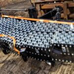 Portable Flexible & Expandable 6'2"-24'8" Conveyor Nylon Wheels