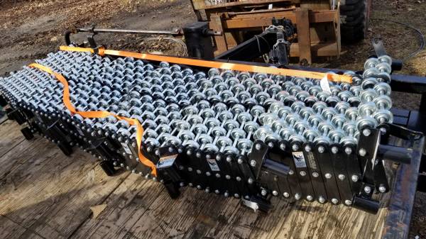 Portable Flexible & Expandable 6’2″-24’8″ Conveyor Nylon Wheels
