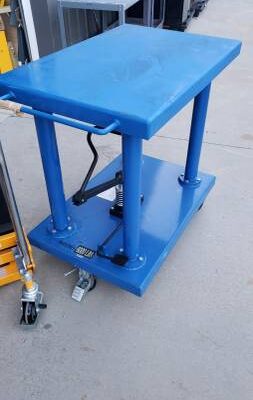 Post Lift Table, 6000 Lb. Cap., 36x24 Platform, 37 to 59 Lift Range
