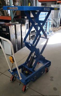 SALE Battery Powered Mobile Scissor Lift Table 40" x 20-1/2" 660 Lb