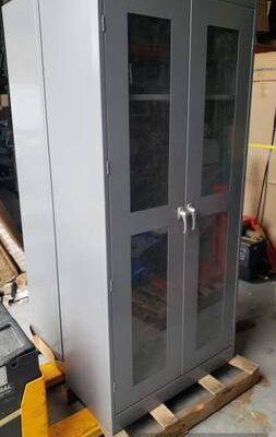 Tennsco C-Thru Deluxe Cabinet Steel Welded 36"W X 18