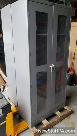 Tennsco C-Thru Deluxe Cabinet Steel Welded 36″W X 18