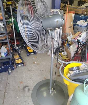 24" or 30" Oscillating Pedestal or Wall Mount Fan, 8,775 CFM, 1/3 HP