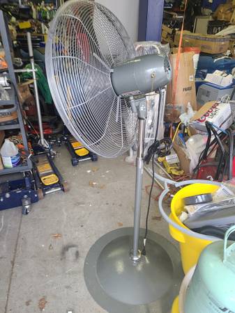 24″ or 30″ Oscillating Pedestal or Wall Mount Fan, 8,775 CFM, 1/3 HP