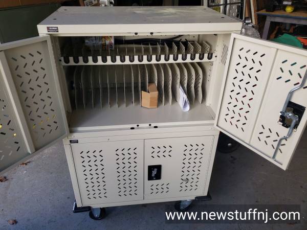 Mobile Storage & Charging Cart for 75 Laptops & Tablets