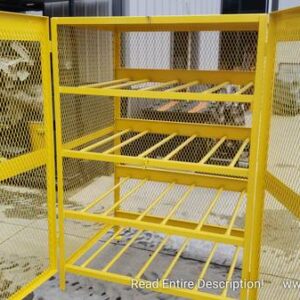 Cylinder Storage Cabinet Horizontal Double Door 12 Cylinders