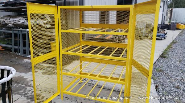 Cylinder Storage Cabinet Horizontal Double Door 12 Cylinders