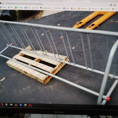 5ft and 9ft Steel Powder Coated Bike Rack