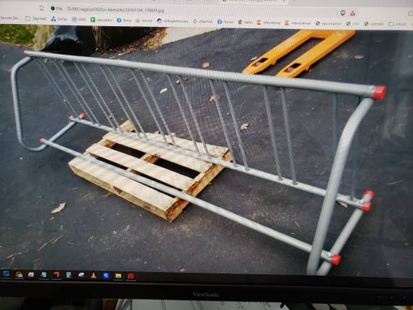 5ft and 9ft Steel Powder Coated Bike Rack