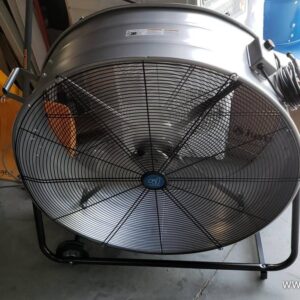 30" Portable Tilt Blower Drum Fan, 9,800 CFM, 1/3 HP, 1 Phase