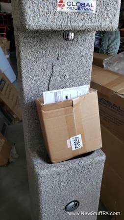Outdoor Bottle Filling Station, Rotocast Granite Finish