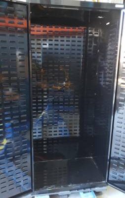 Configurable Electronic Locking Mobile Bin & Shelf Cabinet NO BINS