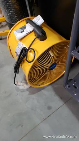 16" Confined Space Blower Fan, 2 Speed, 2850 CFM, 1 HP