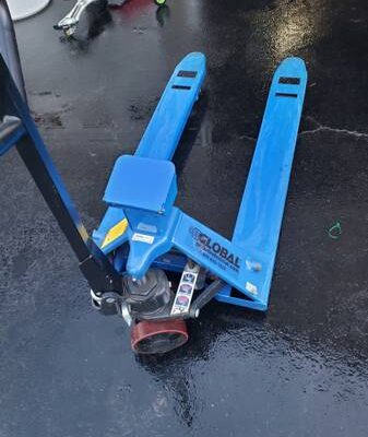 Pallet Jack Scale Truck, 5000 lb. Cap., 27"W x 48"L Forks