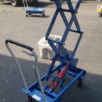 Mobile Double Scissor Lift Table, 39" x 20" Platform, 660 Lb. Capacity