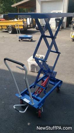 Mobile Double Scissor Lift Table, 39″ x 20″ Platform, 660 Lb. Capacity