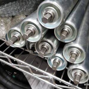 15" Replacement Roller, 1.9" Dia., Galvanized Steel, Pack of 10