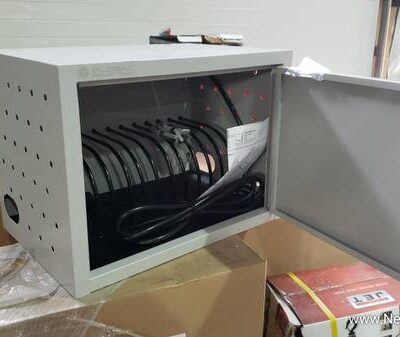 Wall or Desk Tablet Charging Cabinet For 12 Devices
